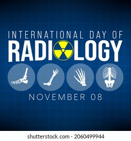 International day of Radiology is observed every year on November 8, Radiology is the medical discipline that use medical imaging to diagnose and treat diseases within the bodies of animals and humans