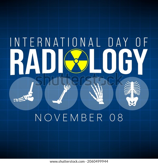 International Day Radiology Observed Every Year Stock Vector (Royalty ...