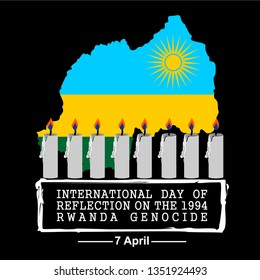 International Day Of Reflection On The 1994 Rwanda Genocide, Vector