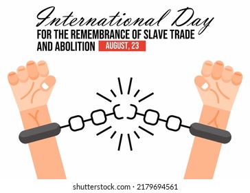 International day for the remembrance of slave trade and abolition