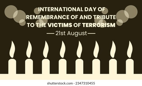 International Day Remembrance Tribute Victims Terrorism Images,Photos