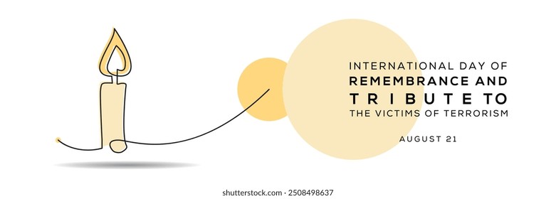 Dia Internacional da Memória e Tributo às Vítimas do Terrorismo, realizado em 21 de agosto.