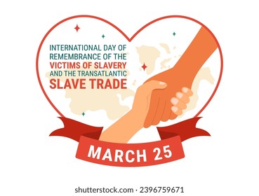 International Day of Remembrance of the Victims of Slavery and the Transatlantic Slave Vector Design Illustration to Against Trafficking in Persons