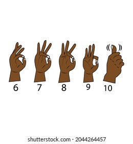 international day of sign language concept. illustration vector