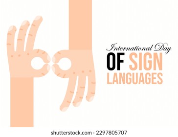 International day of sign languages 