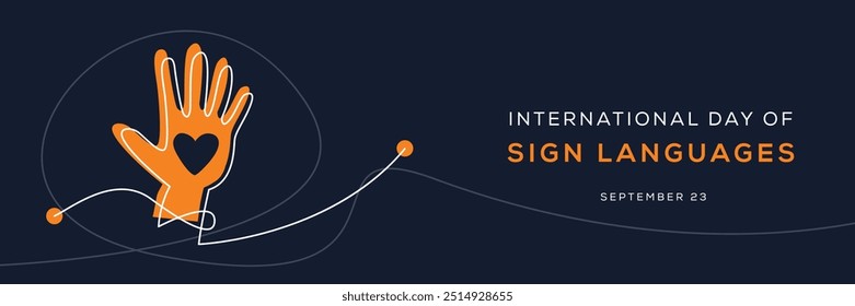 International Day of Sign Languages, held on 23 September.