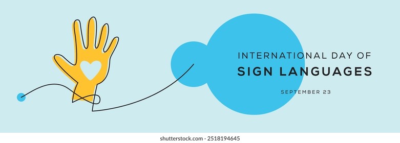 International Day of Sign Languages, held on 23 September.