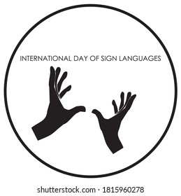 international day of sign languages vector