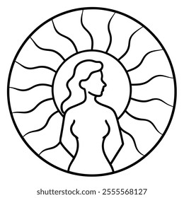 International Women’s Day Silhouette Design.