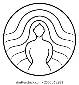 International Women’s Day Silhouette Design.