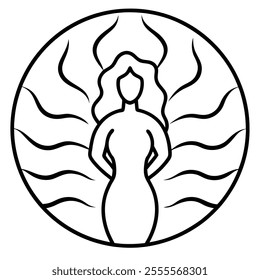 International Women’s Day Silhouette Design.