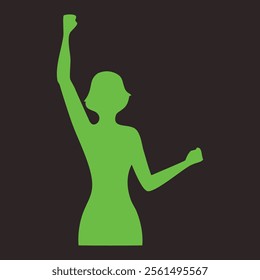 International Women’s Day silhouette image