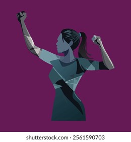 International Women’s Day silhouette image