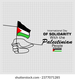 Día Internacional de Solidaridad con el Pueblo Palestino, 29 de noviembre, cartel y cartel