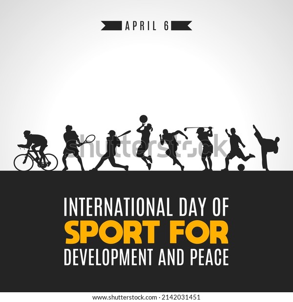 International day of Sport for Development and\
Peace vector illustration. Suitable for Poster, Banners, campaign\
and greeting\
card.