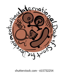 International Day of Sport illustration