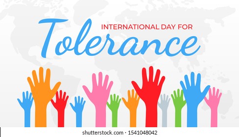 International Day for Tolerance Background Illustration