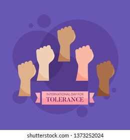 International Day for Tolerance Illustration