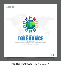 The International Day of Tolerance, observed on November 16th, promotes understanding, respect, and appreciation of the world's diverse cultures and beliefs.