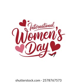 International Women’s Day typography t-shirt design