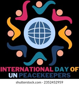 International Day of UN Peacekeepers illustration