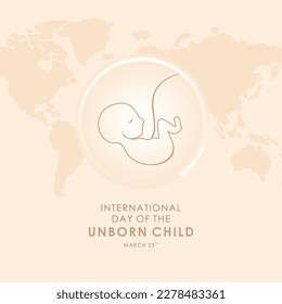 International Day of the Unborn Child, 25th March, Medical, Health, Baby, Pregnancy, save, fetuses, Social media post, Digital, Hospital Template

