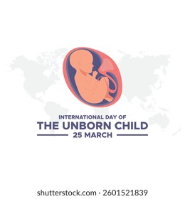 International Day of the Unborn Child, The International Day of the Unborn Child is observed annually on March 25 in various countries.