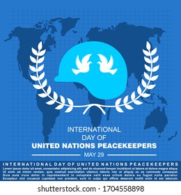 INTERNATIONAL DAY OF UNITED NATIONS PEACEKEEPERS, POSTER AND BANNEER