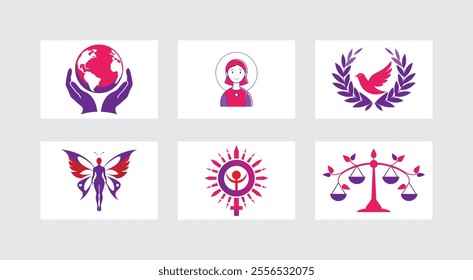 International Women’s Day Vector Elements set.