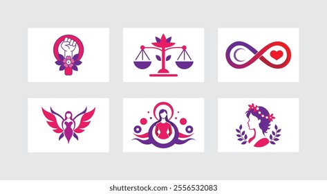 International Women’s Day Vector Elements set.