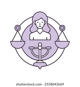 International Women’s Day Vector Equality Clipart.