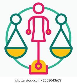 International Women’s Day Vector Equality Clipart.