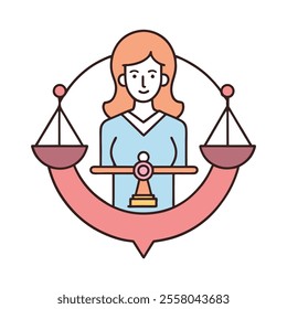 International Women’s Day Vector Equality Clipart.