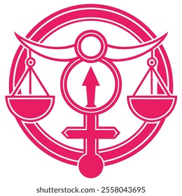 International Women’s Day Vector Equality Clipart.