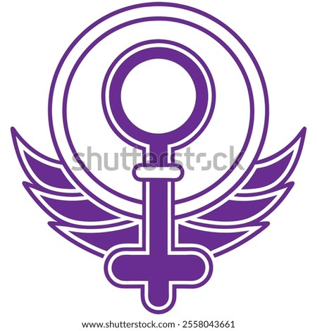 International Women’s Day Vector Equality Clipart.