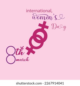 International Women’s Day Vector illustration stock