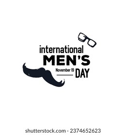 International Men’s Day Vector Illustration T- Shirt Design