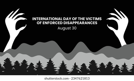 International Day of the Victims of Enforced Disappearances with Two Dangerous Hands