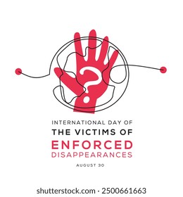 International Day of the Victims of Enforced Disappearances, held on 30 August.