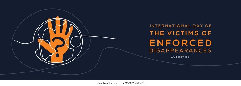 Día Internacional de las Víctimas de Desapariciones Forzadas, celebrado el 30 de agosto.