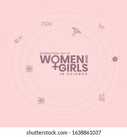 International Day Of Women And Girls In Science On February 11 Background