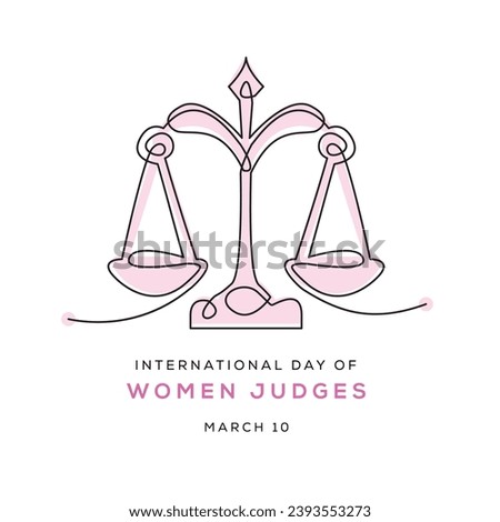 International Day of Women Judges, held on 10 March.
