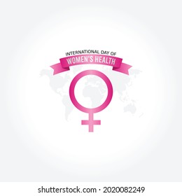 International Day of Women's Health  Day Vector Illustration. Suitable for greeting card poster and banner.