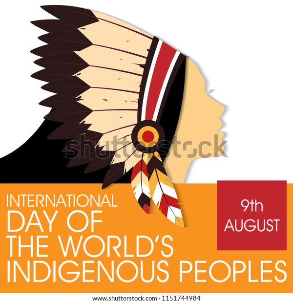 International Day Worlds Indigenous Peoples เวกเตอร์สต็อก ปลอดค่าลิขสิทธิ์ 1151744984