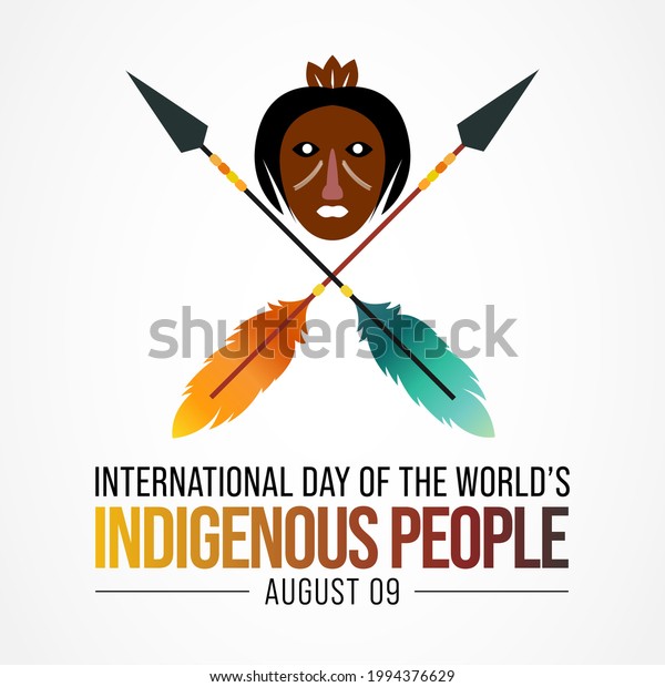 International Day Worlds Indigenous Peoples Observed Stock Vector ...