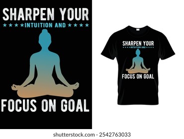 International day of yoga Young flat T-shirt design