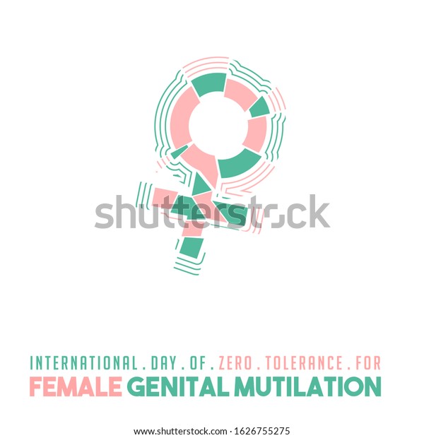 International Day Zero Tolerance Female Genital Stock Vektorgrafik Lizenzfrei 1626755275 6297