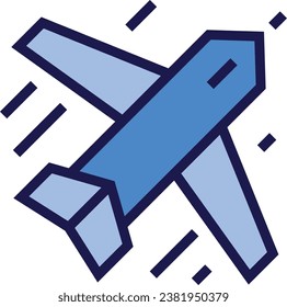 International Delivery Icon. Plane icon vector
