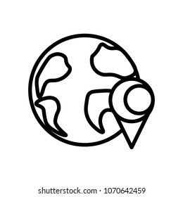 international delivery icon vector