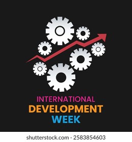 International Development Week, held on February. eps file.